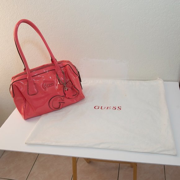 Guess Bags Guess Bag Coral Pink Vintage With Original Guess Dust